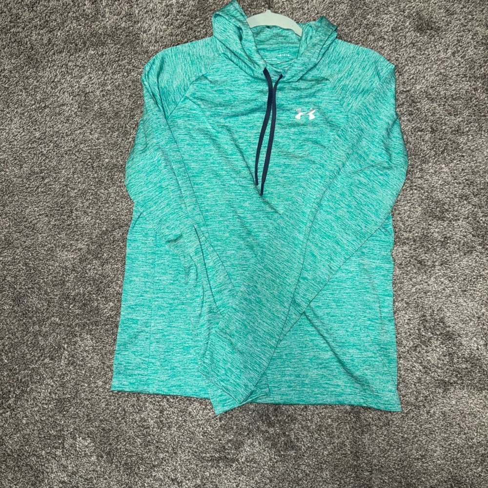 Under Armour Teal Hoodie Sweatshirt